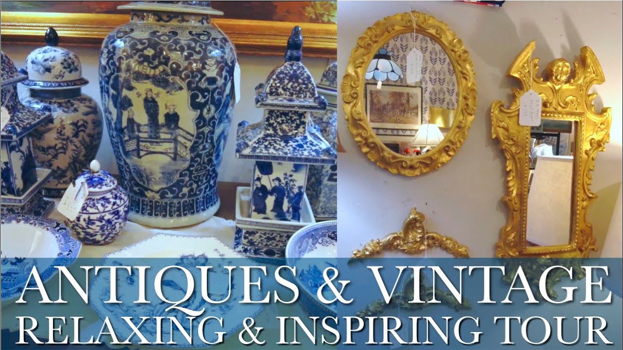 Antique Vintage & Luxury Design Shop Walking Tour! Classic Elegant Interior Decor Ideas French Home+