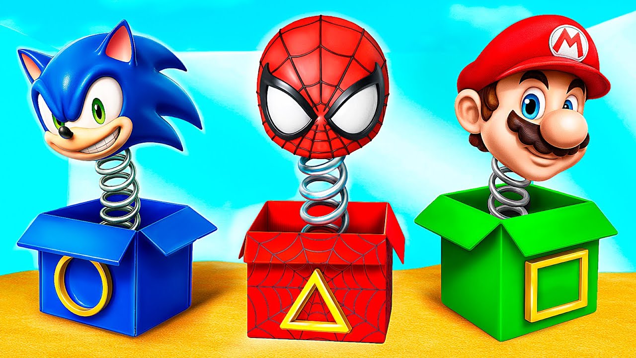 Mario vs Sonic in Squid Game | Sonic 3 | Squid Game 3