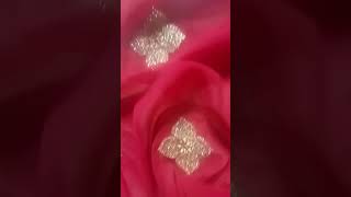 new model saree @ mirrors stone work # new collection @karva chauth pr red colour #bollywoodsaree