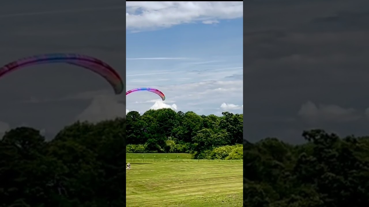 LANDING in my NEIGHBOR’S YARD, whoops! 