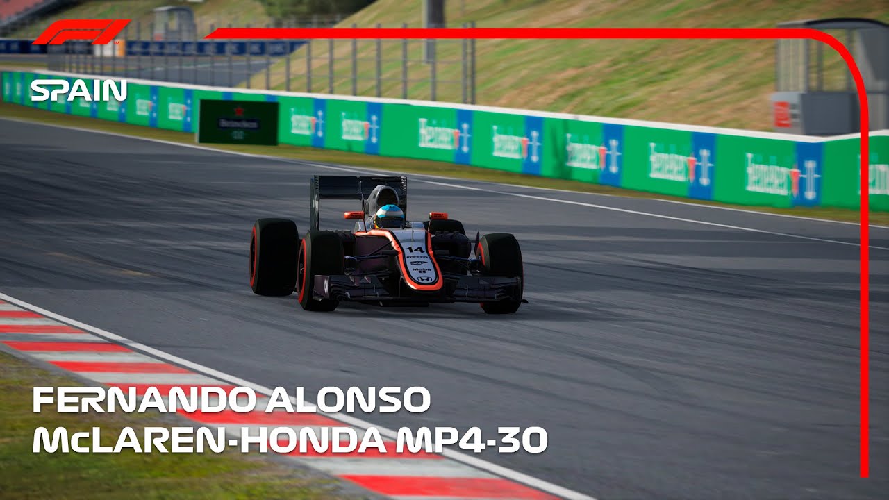 Fernando Alonso McLaren MP4-30 test at Montmeló 22-02-2015