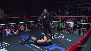 TNA's AGENT ZERO attacks Destiny World Champion TARIK After His Match with Zilla Fatu