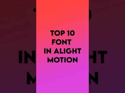 Top 10+ Font