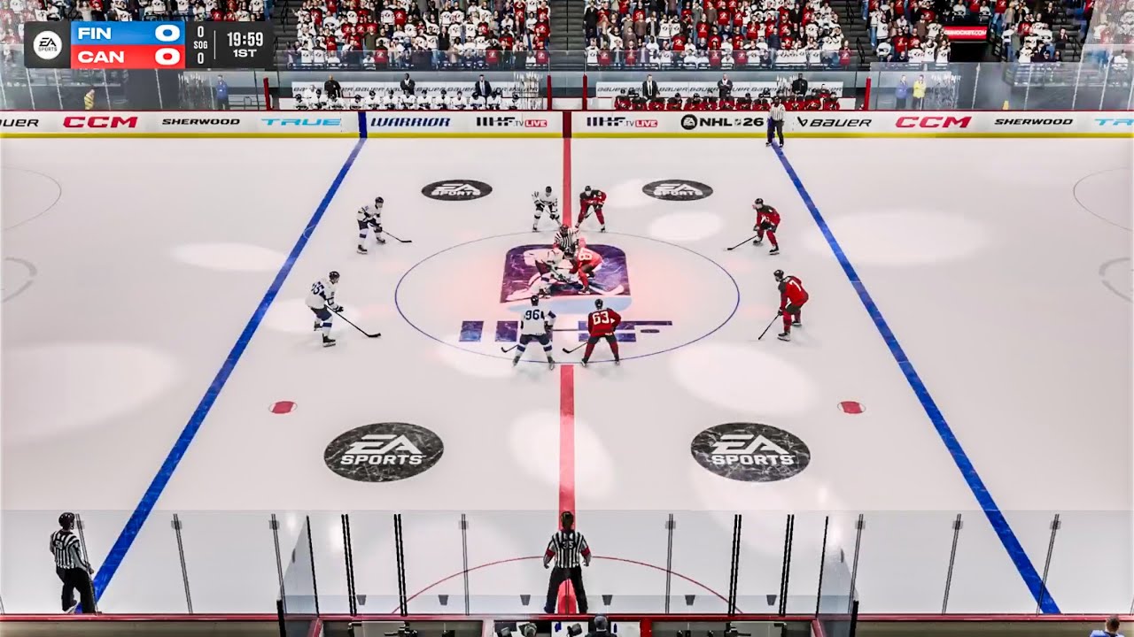 Canada vs Finland - Semifinal 2026 Winter Olympics NHL 26 Gameplay