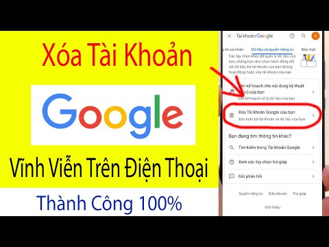 Video Cách Xóa Tài Khoản Google Vĩnh Viễn Trên Điện Thoại... - youtube