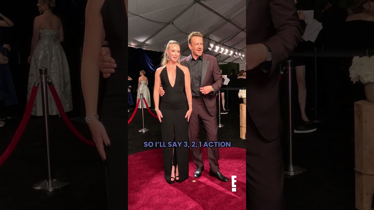 Мы все еще не отошли от очаровательного гламурного момента Джейсона Сигела и Кайлы Радомски. 😍