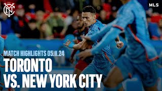 Match Highlights | Toronto FC 2-3 New York City FC | May 11, 2024