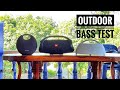 Jbl Boombox 2 vs Onyx 5 vs Go+play mini Outdoor Bass Test!!🔥☠️