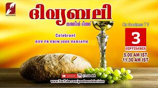HOLY MASS MALAYALAM 3 SEPT 2026 | LATIN MASS |REV FR EBIN JOSE VARIATH |TODAY LIVE MASS |GOODNESS TV