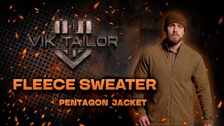 Fleece Sweater Pentagon Elk Coyote Vik-Tailor