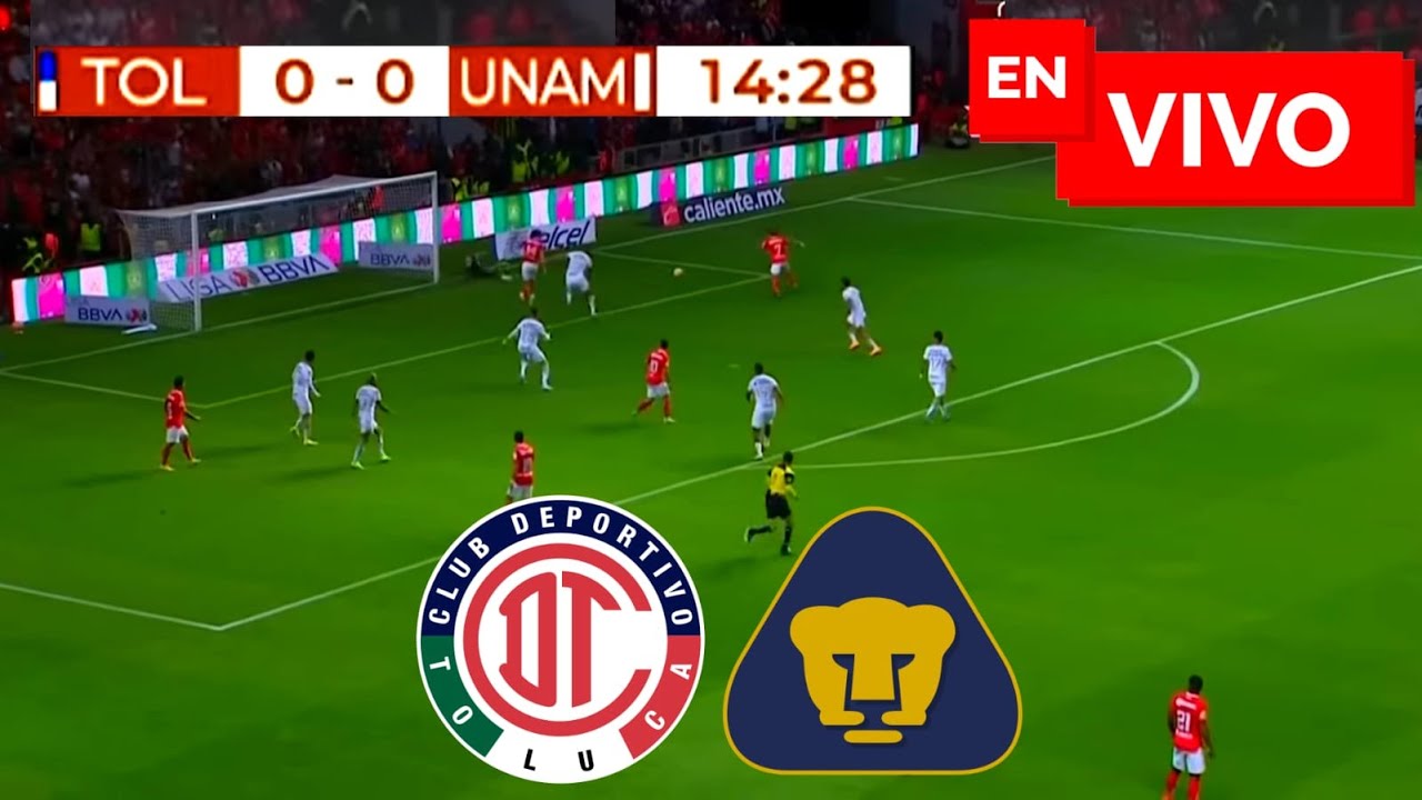 🔴 Toluca vs Pumas EN VIVO / Liga MX Clausura - YouTube