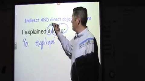 Indirect and Direct Object Pronouns Together in Spanish