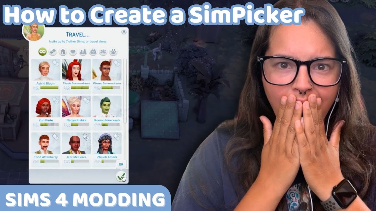 How to Create a SimPicker | Sims 4 Mod Tutorials 2025