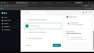 uTest Answer on Academy Course   Academy Challenge Testing  Quiz    .the complete answer.
