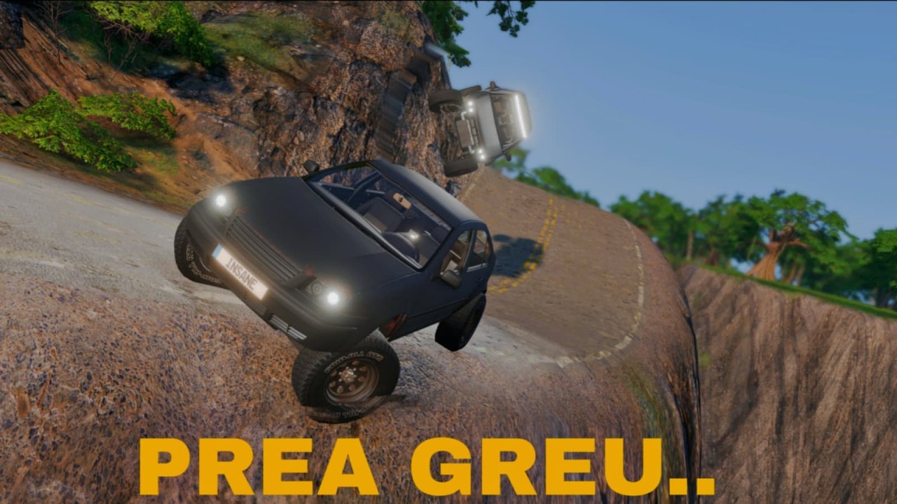 Cursa imposibila pe munte in BeamNG (Nu a iesit bine..)