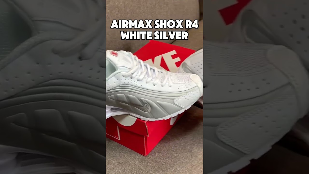 AIRMAX SHOX R4 White Silver 