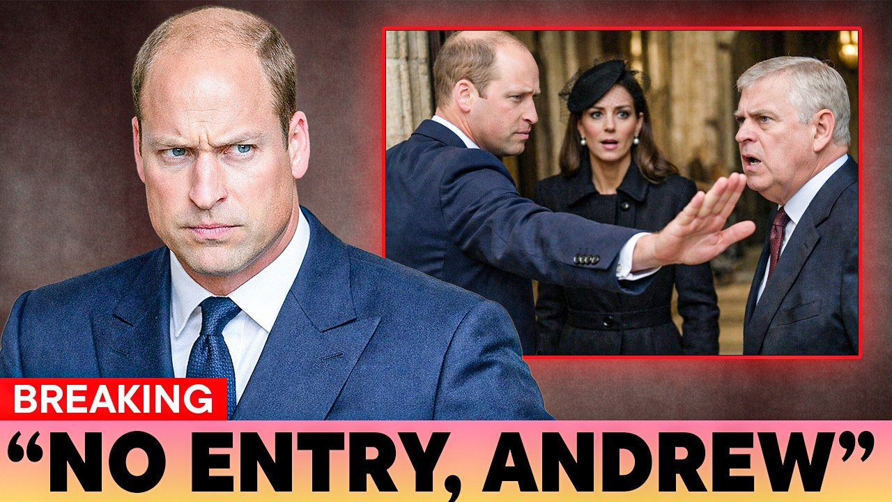 1 MIN AGO: Prince William BLOCKS Andrew From Attending George's Confirmation Ceremony