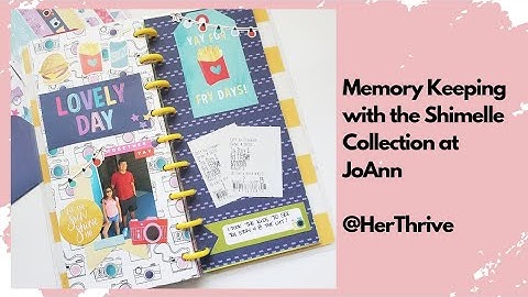 Memory Planning in my Happy Planner Half Sheets using the Sparkle City Shimelle collection