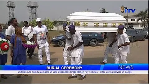 Children and family members pay tributes to Late DCNS Grace Idehen