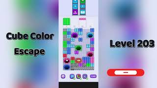 🧩 Cube Color Escape Level 203 Walkthrough | Step-by-Step Guide 🎮 | Go Answer