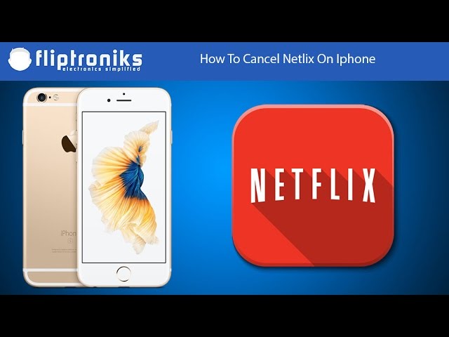 cancel netflix on iphone
