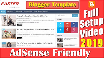 Faster Fast Loading Blogger Template Full Setup Video Tutorial-21 [desimesikho] 2019
