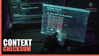 Checksum critical context before the agent acts