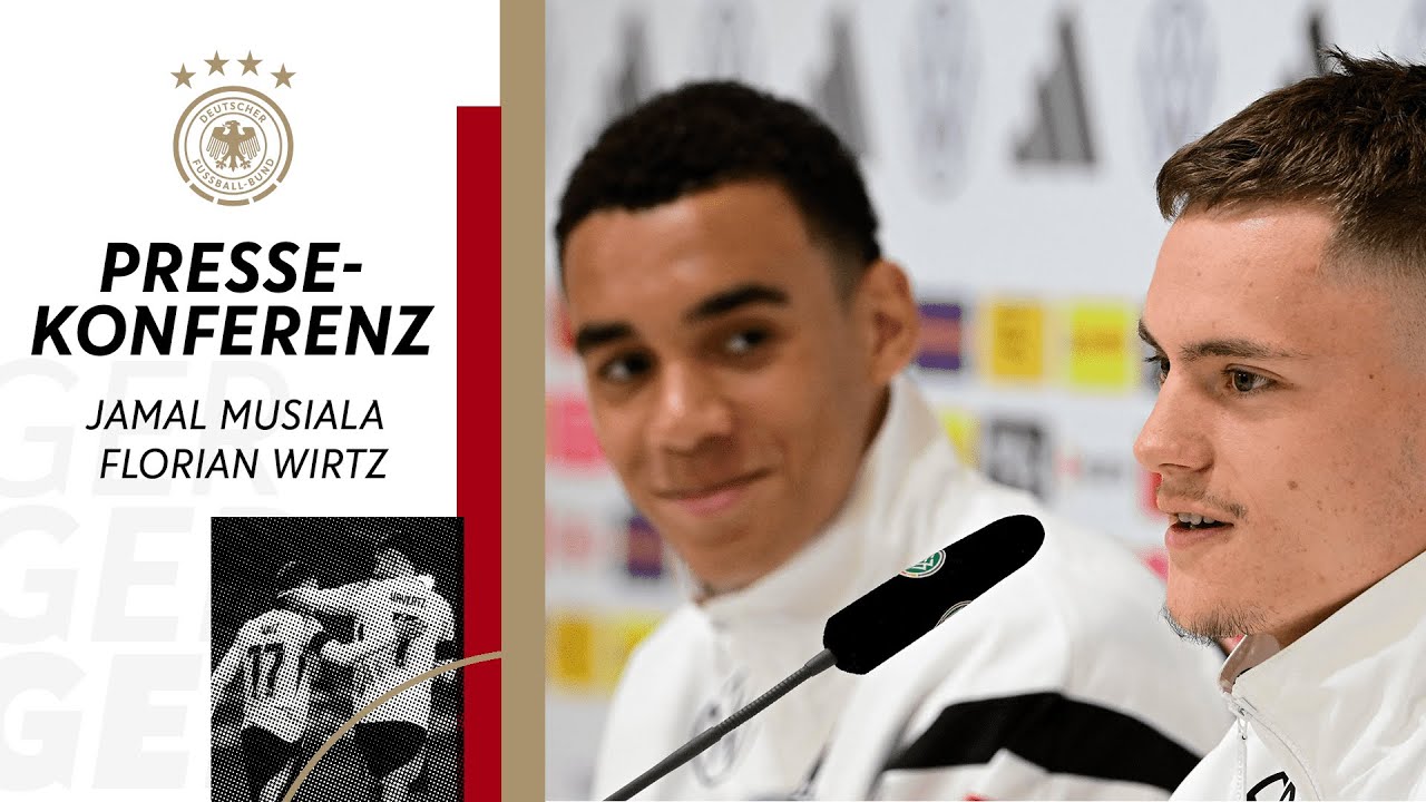 🎙️ Pressekonferenz der Nationalmannschaft mit Jamal Musiala und Florian Wirtz
