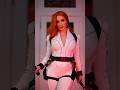 Black Widow, white suit cosplay #blackwidow #cosplay #marvel #marvelrivals #ucm #doom