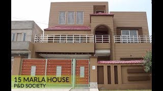 15 Marla Brand New Double Storey House for sale in P&D Society, Lahore