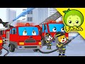 しょうぼうしゃのうた | のりものの歌 | 子供向け歌 | Fire Truck Song | まめきゅん MAMEKYUNN