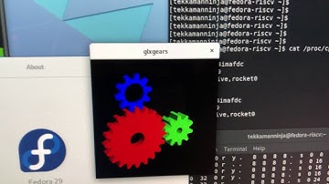 RISC-V fedora 29 GPU 3D