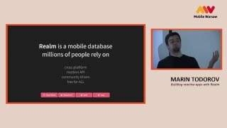 Mobile Warsaw MCE MeetupNight 2016 - Marin Todorov - Building reactive apps with Realm screenshot 2