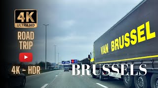 Driving On The Highway in Belgium 🇧🇪
