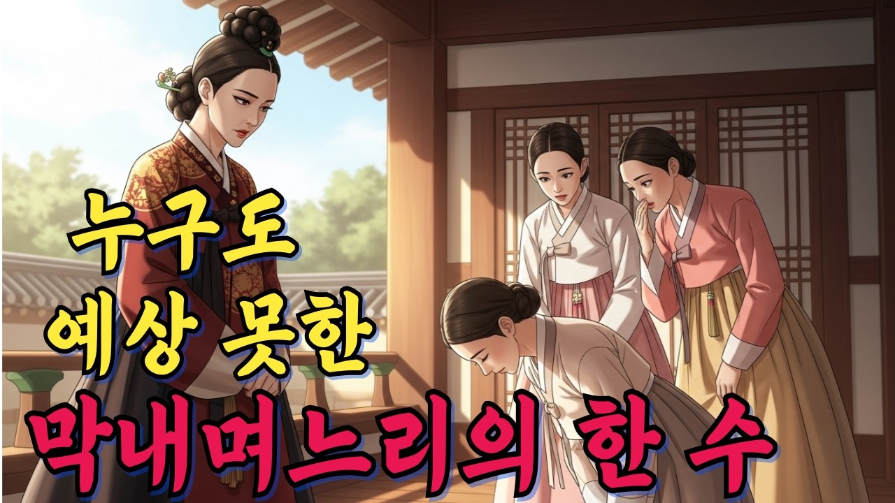 시댁이 모른 진짜 힘, 능력을 숨긴 막내며느리의 반격 l 야담,민담,신화,전설,옛이야기,조선시대이야기