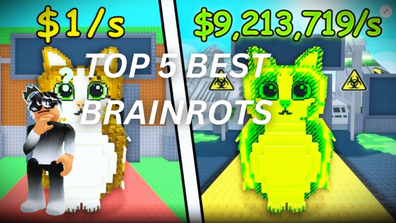 Brainrot Key Racks The top 5 BEST brainrots in STEAL A BRAINROT.. - YouTube