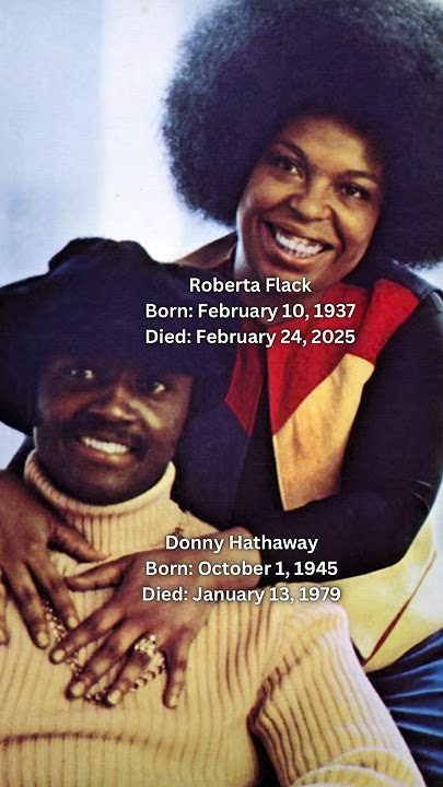 Donny Hathaway & Roberta Flack - Had An Unbreakable Bond🕊️#donnyhathaway #robertaflack #fy #shorts