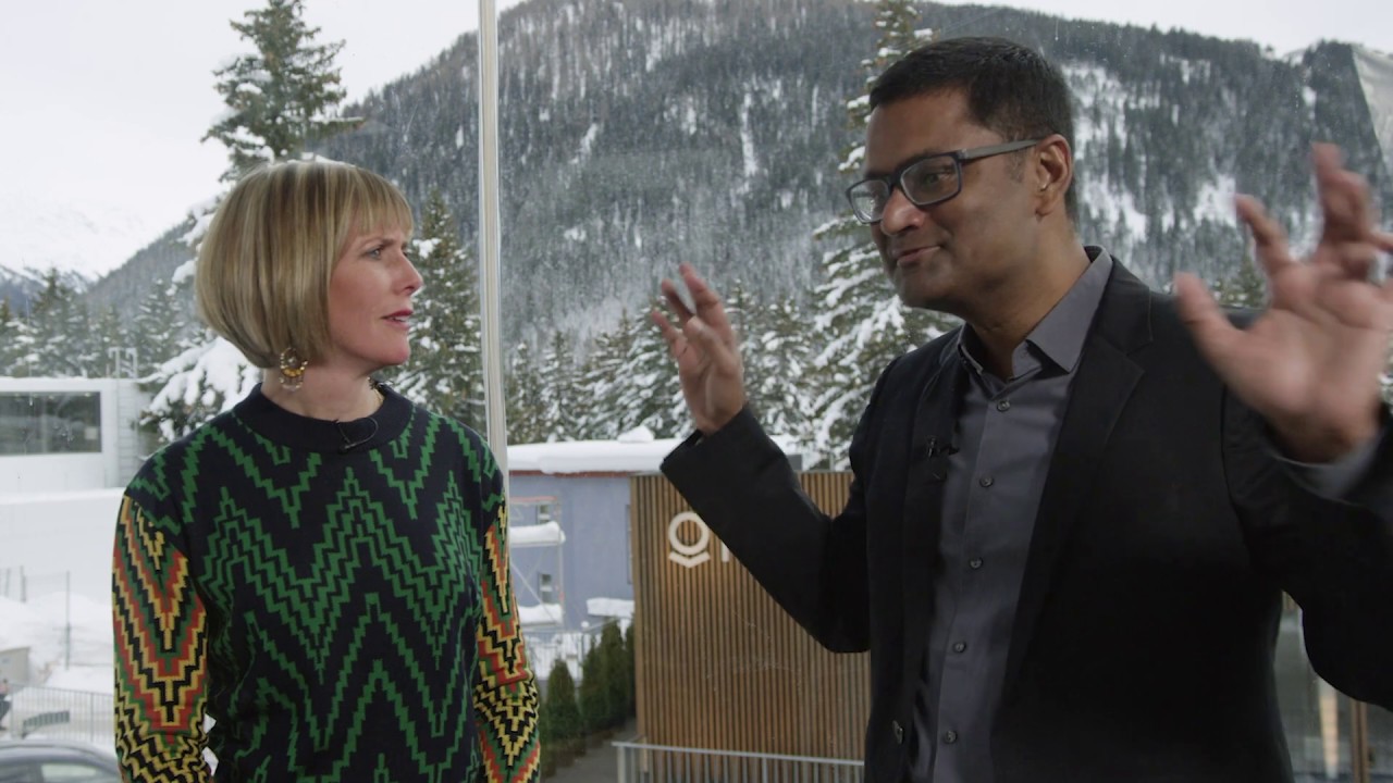 Hub Culture Davos 2019 - Reuben Abraham, Ph.D, CEO of IDFC Institute