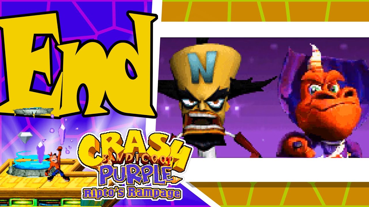 Crash Bandicoot Purple [GBA] Ending & 🤫 First Time Playthrough YouTube