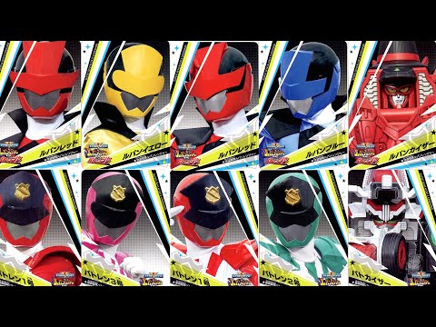 両面デザイン仕様だ！スーパー戦隊データカードダスウエハース 全12種