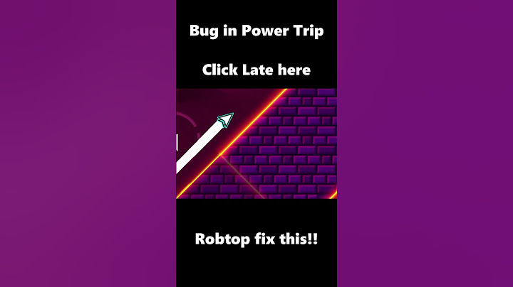 BUG in Geometry Dash Subzero!