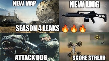 Cod mobile season 4 leaks | new map gameplay, new gun , new score streak , operator skill , BR class
