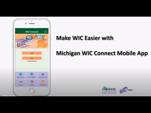 Michigan WIC Connect App Tutorial (English) - YouTube