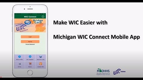 Michigan WIC Connect App Tutorial (English)
