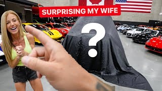 SURPRISING MY WIFE WITH DREAM CAR! *10 year anniversary present*