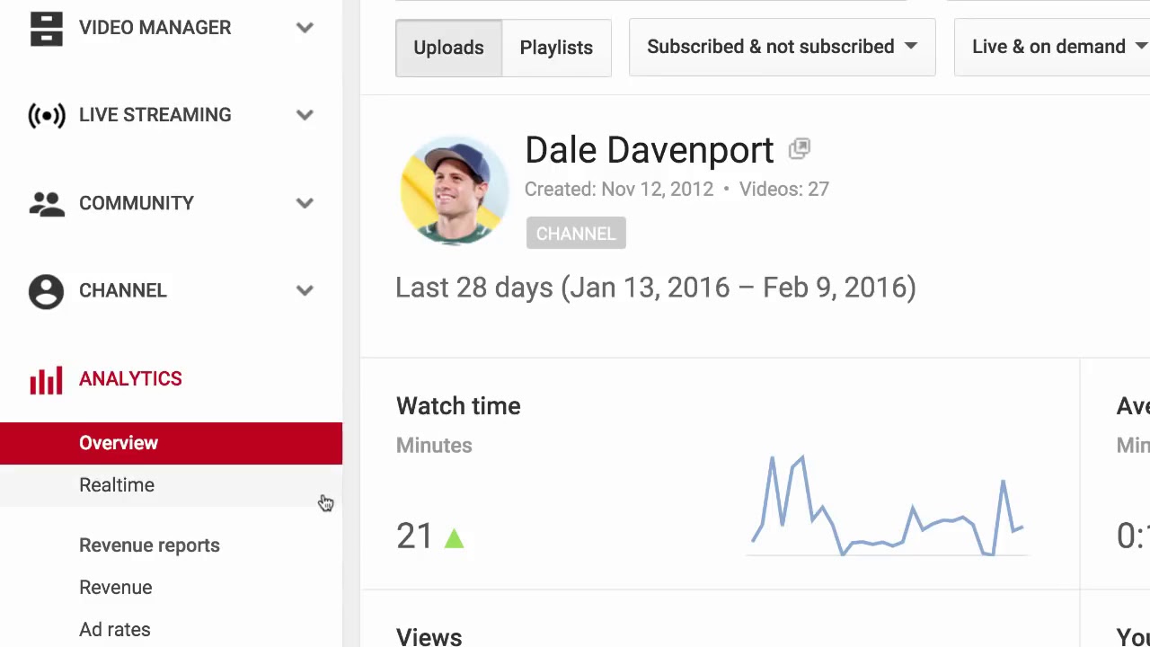 See your estimated views in real time