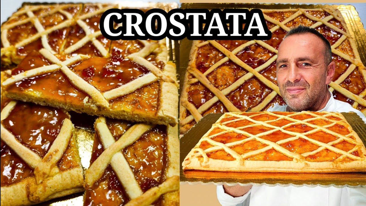 CROSTATA SENZA STAMPO-A MANO-Come fare la Frolla plastica che non si spacca-corso di pasticceria