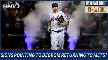 Are there signs pointing to Jacob deGrom returning to the Mets?  | Baseball Night in NY