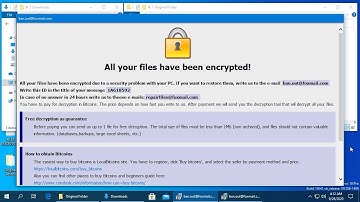 AppCheck Anti-Ransomware : CrySis Ransomware (.id-{Random}.[ban.out@foxmail.com].harma) Block Video