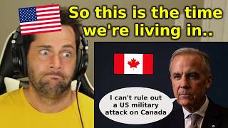 American Reacts to Mark Carney's Plan for U.S. Invasion of Canada